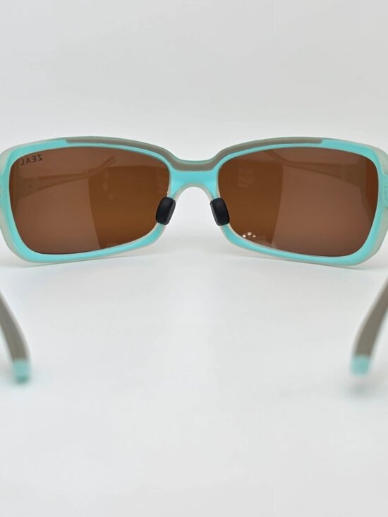 Zeal Optics Zeta Matte Aqua Green Frame Polarized Bronze Lens Sunglasses Japan main image 6